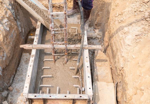 Cement Foundation Pouring in Downers Grove