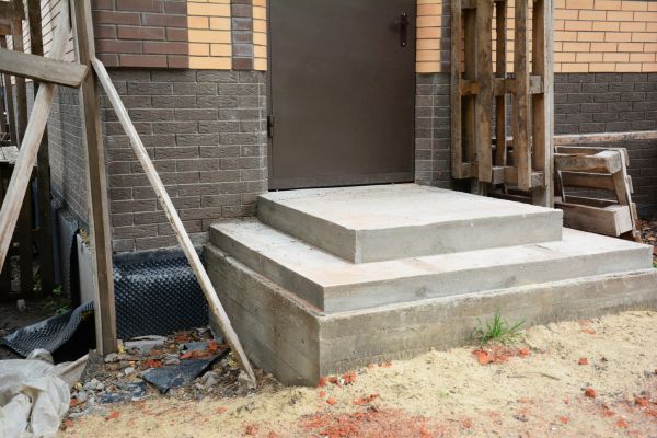 Cement Steps Construction in Downers Grove